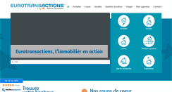 Desktop Screenshot of eurotransactions.fr